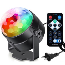 Hot Sale Disco Party Stage RGB LED Light Crystal Magic Ball Light LED With Remote Control Voice Control